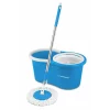 Set mop rotativ Esperanza Perfect Clean EHS005, cu galeata si storcator, rotire 360 grade, Alb/Albastru