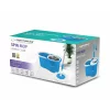 Set mop rotativ Esperanza Spin Mop EHS006, cu galeata si storcator, rotire 360 grade, Alb/Albastru