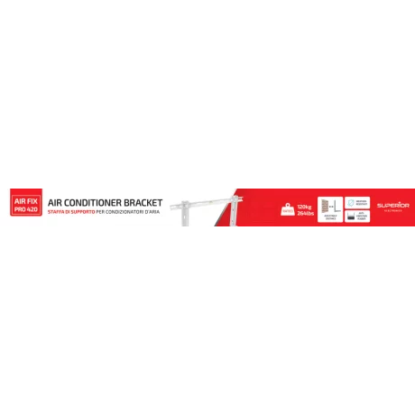 Suport Perete Air Fix Pro pentru conditioner Superior SUPSAW002, 120kg, Otel
