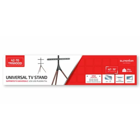 Suport Perete Superior SUPSTV012, 42"-70" Triwood, Negru