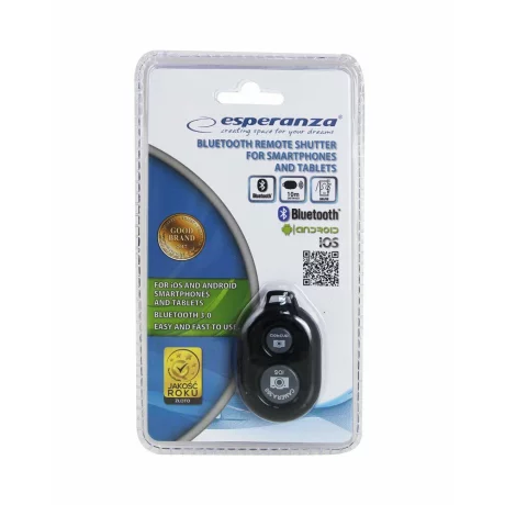 Telecomanda selfie bluetooth Esperanza EMM114,Negru