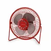 Ventilator portabil Esperanza YUGO, EA149R, USB, 2.5W, Rosu