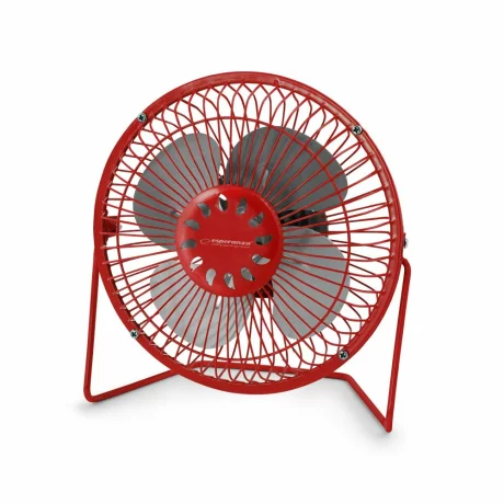 Ventilator portabil Esperanza YUGO, EA149R, USB, 2.5W, Rosu