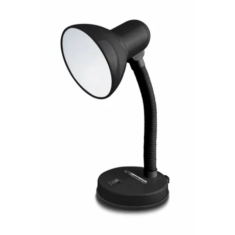 Lampa de birou E27 Esperanza VEGA, ELD109K, cu brat flexibil, 12W, Negru
