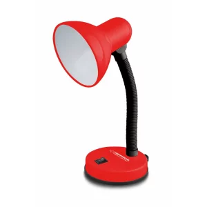 Lampa de birou E27 Esperanza VEGA, ELD109R, cu brat flexibil, 12W, Rosu