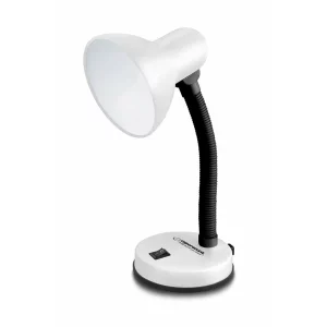 Lampa de birou E27 Esperanza VEGA, ELD109W, cu brat flexibil, 12W, Alb