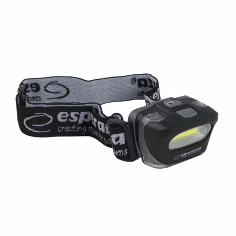 Lanterna frontala Esperanza LYNX, EOT038, LED Cob, 100 lumeni, 1W, Negru