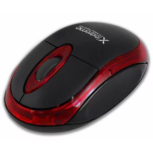Mouse optic wireless Esperanza CYGNUS, XM106R, 3 butoane, 2.4GHz, Usb, 1200dpi, Negru/Rosu