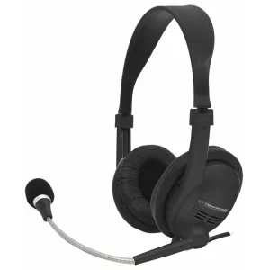 Casti stereo cu microfon Esperanza PRESTO, EH115, Negru