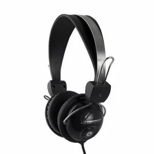 Casti stereo cu microfon Esperanza VIVACE, EH108, Negru