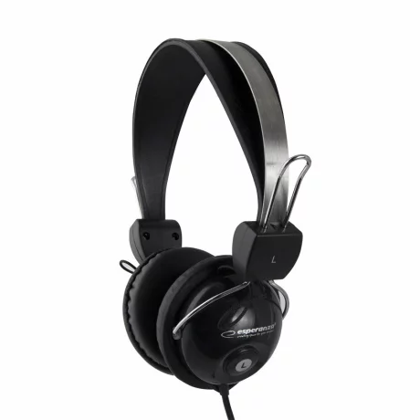 Casti stereo cu microfon Esperanza VIVACE, EH108, Negru