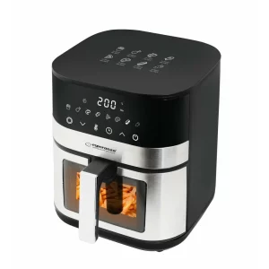 Friteuza cu aer cald Esperanza Pesce alla griglia, EKA003, 5l, 1400W, Negru