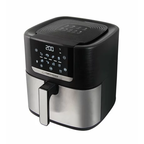 Friteuza cu aer cald Esperanza Pollo fritto, EKA004, 8l, 1700W, Negru