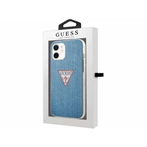 Husa de protectie Guess TPU Denim Triangle pentru iPhone 12 Mini,GUHCP12SPCUJULLB,Light Blue