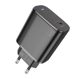 Incarcator retea Lamtech, PD, 20W, 1xUSB Type-C, Negru