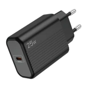 Incarcator retea Lamtech, PD, 25W, 1xUSB Type-C, Negru