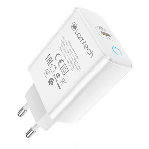 Incarcator retea Lamtech, PD, 30W, 1xUSB Type-C, Alb