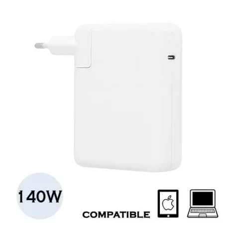 Incarcator retea Lamtech, Type-C, 140W, 28V, 5A, Alb