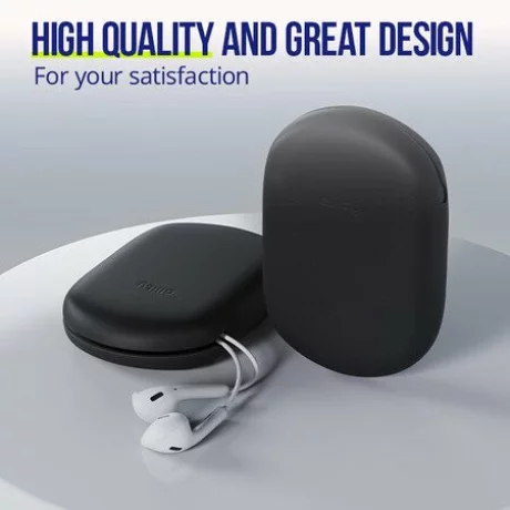 Husa pentru casti Allity, ASA-200, silicon, Negru