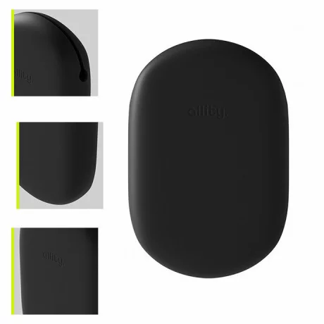 Husa pentru casti Allity, ASA-200, silicon, Negru