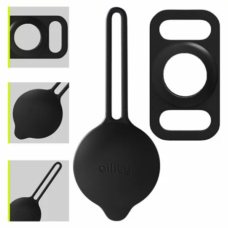 Set huse pentru AirTag, Allity ASA-300, 3 buc, Nehru