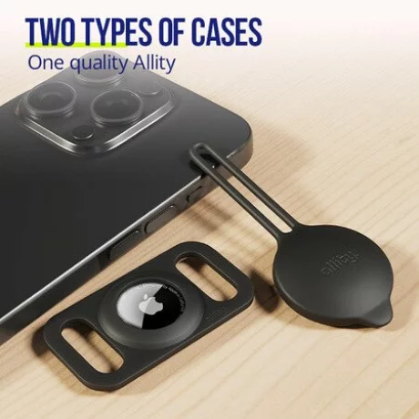 Set huse pentru AirTag, Allity ASA-300, 3 buc, Nehru