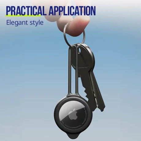 Set huse pentru AirTag, Allity ASA-300, 3 buc, Nehru