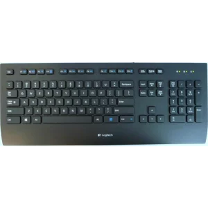 Logitech Corded Keyboard Business K280e, US International layout, USB, Black