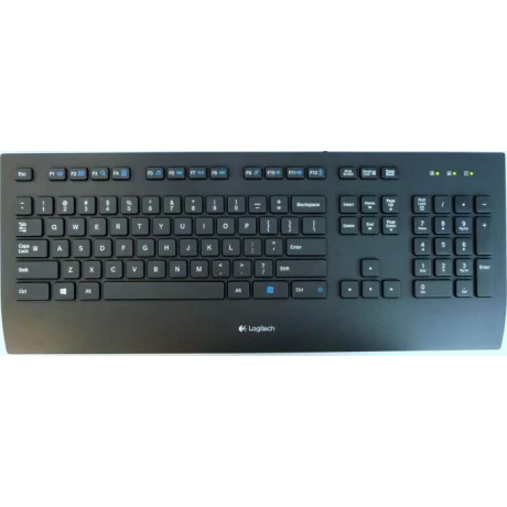 Logitech Corded Keyboard Business K280e, US International layout, USB, Black