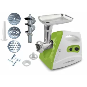 Masina de tocat carne Esperanza Meatball, EKM012G, 600W, Alb/Verde