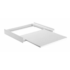 Tower Pro - Suport pentru suprapunerea masinii de spalat si a uscatorului, cu raft detasabil