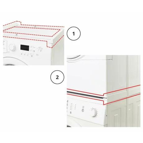 Tower Slim - Suport pentru suprapunerea masinii de spalat si a uscatorului