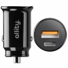 Incarcator auto Allity ACC-100-30WAC, 1x USB-C, 1x USB-A, 30W, Negru