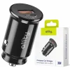 Incarcator auto Allity ACC-100-30WAC, 1x USB-C, 1x USB-A, 30W, Negru