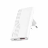 Incarcator Retea Allity ATC-02-65WAC, GaN PD QC, 1x USB-C + 1x USB-A, 65W, Alb