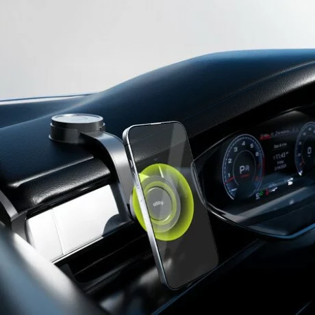 Suport auto magnetic Allity, ACH-200 MS, Negru