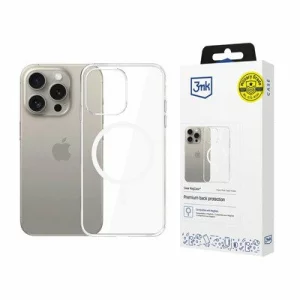 Husa de protectie 3MK Clear Case pentru iPhone 17 Pro Max, Transparenta 