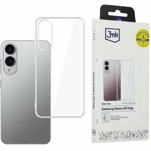 Husa de protectie 3MK Clear Case pentru Samsung Galaxy S25 Edge, Transparenta 