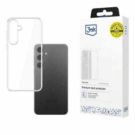 Husa de protectie 3mk Clear Case pentru Samsung S25, Transparenta