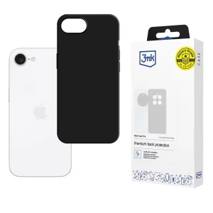 Husa de protectie 3MK Matt Case pentru iPhone 16e, Neagra 