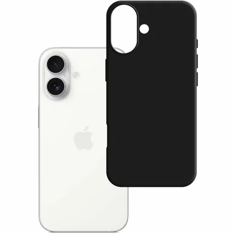 Husa de protectie 3MK Matt Case pentru iPhone 17, Neagra 