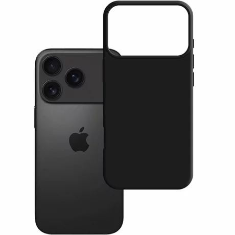 Husa de protectie 3MK Matt Case pentru iPhone 17 Pro Max, Neagra 