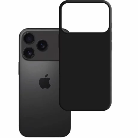 Husa de protectie 3MK Matt Case pentru iPhone 17 Pro, Neagra 