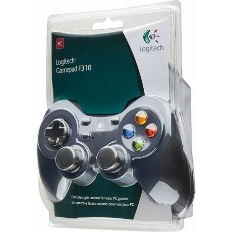 Logitech Wired Gamepad F310, USB, Black