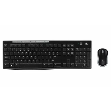 Logitech Wireles Combo MK270, Keyboard &amp; Mouse,  US International layout, USB, Black