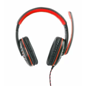 Casti gaming cu microfon Esperanza Crow EGH330B, stereo, 2m, Negru/Rosu