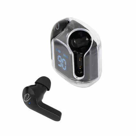 Casti True Wireless cu microfon Esperanza Methone, EH238K, Bluetooth, Touch control, Negru