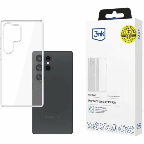 Husa de protectie 3mk Clear Case pentru Samsung Galaxy S25 Ultra, Transparent