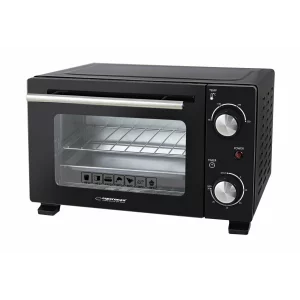 Mini cuptor electric Esperanza Calzone, EKO007N, 800W, 10l, Negru