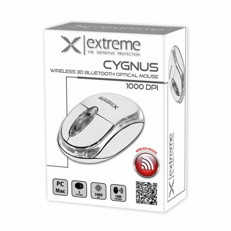 Mouse optic wireless Esperanza CYGNUS, XM106K, 3 butoane, 2.4GHz, Usb, 1200dpi, Alb